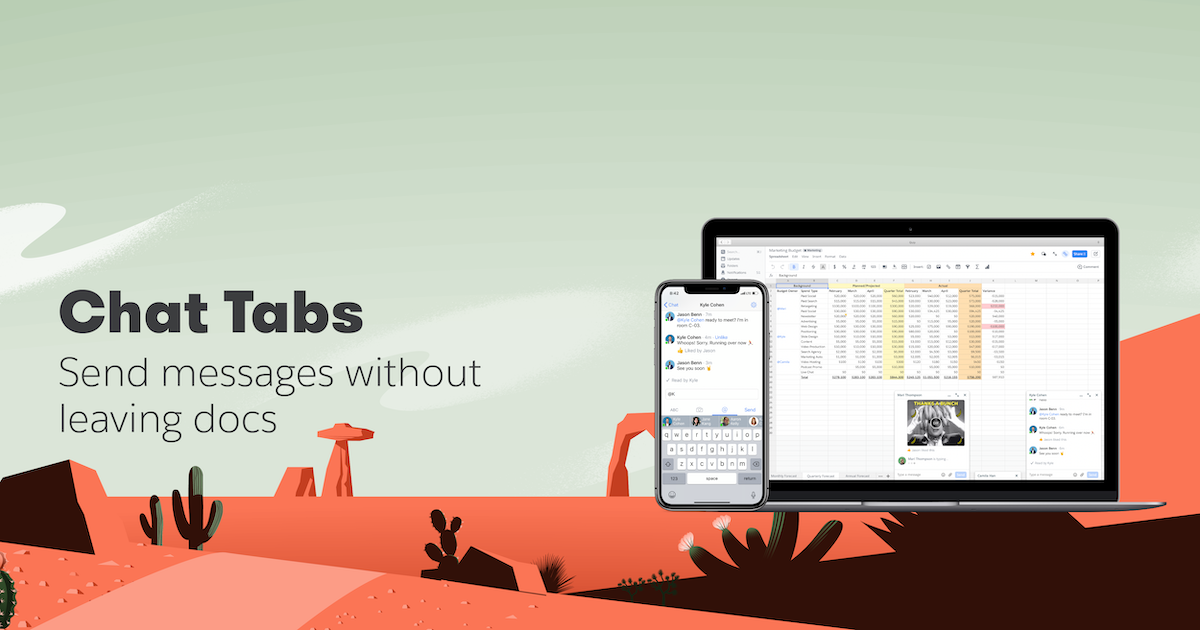 Quip Chat tabs are here!